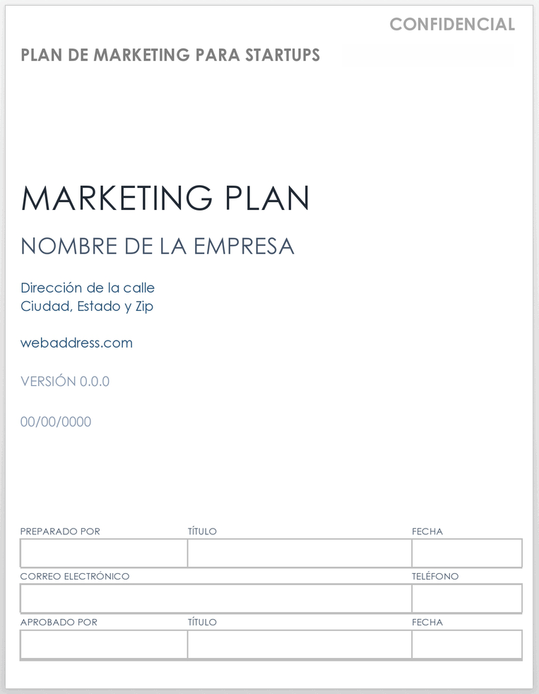 PLAN DE MARKETING PARA STARTUPS