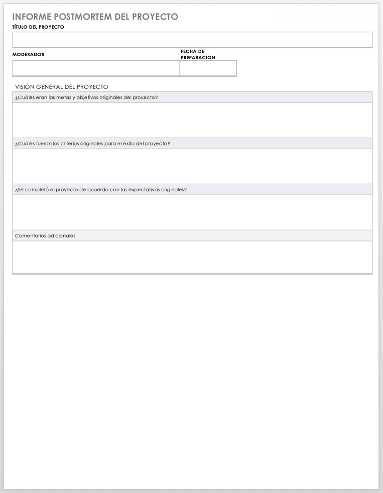 INFORME POSTMORTEM DEL PROYECTO